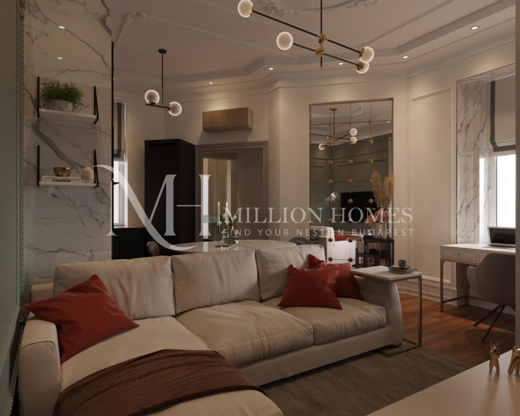 Egyedi designú 1 hálószobás lakás a Parlament közelében
