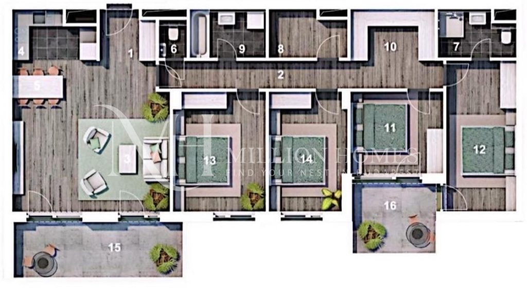 Négyszobás apartman a Marina Bay-nél