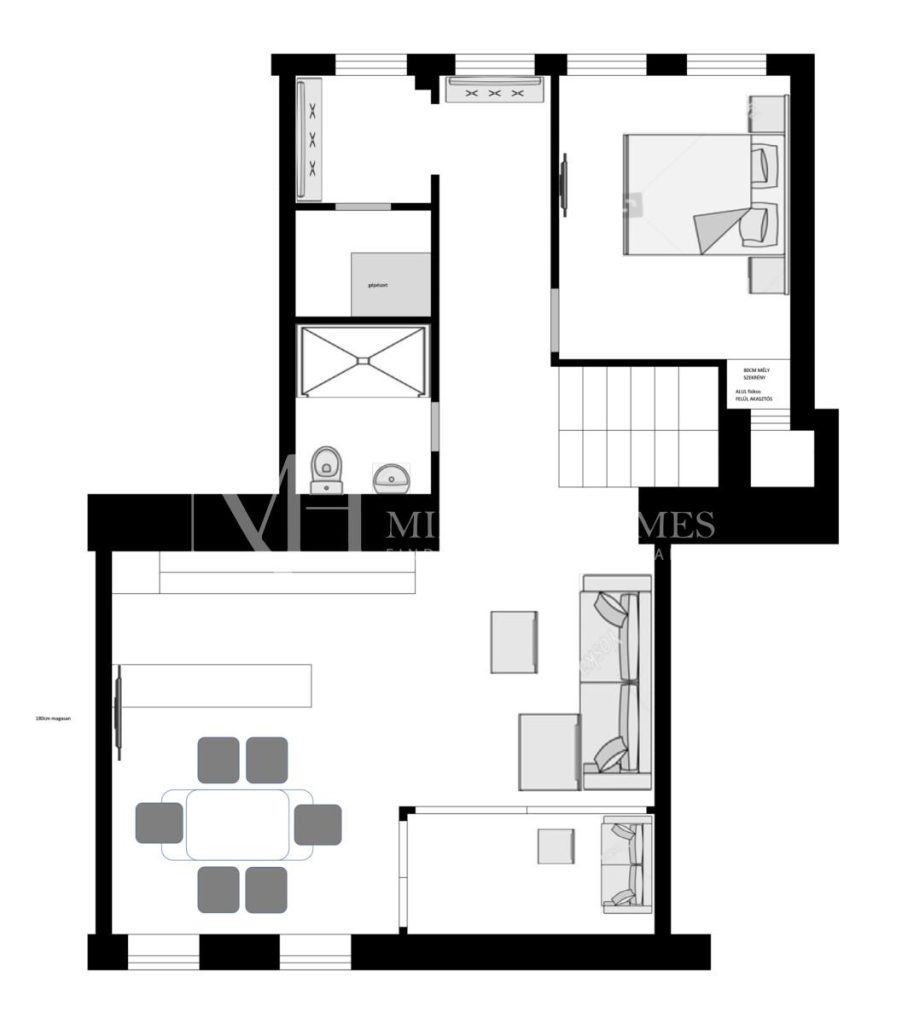 Egyedülálló duplex penthouse a Nyugatitól néhány lépésre